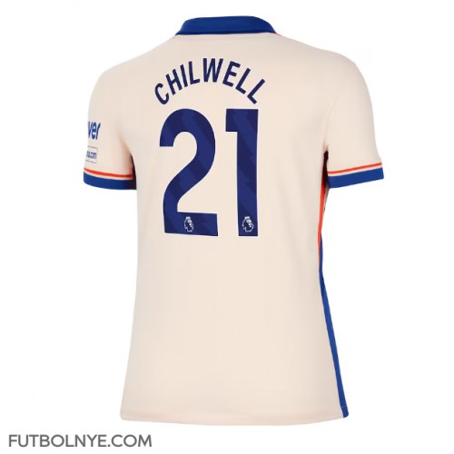 Camiseta Chelsea Ben Chilwell #21 Visitante Equipación para mujer 2024-25 manga corta